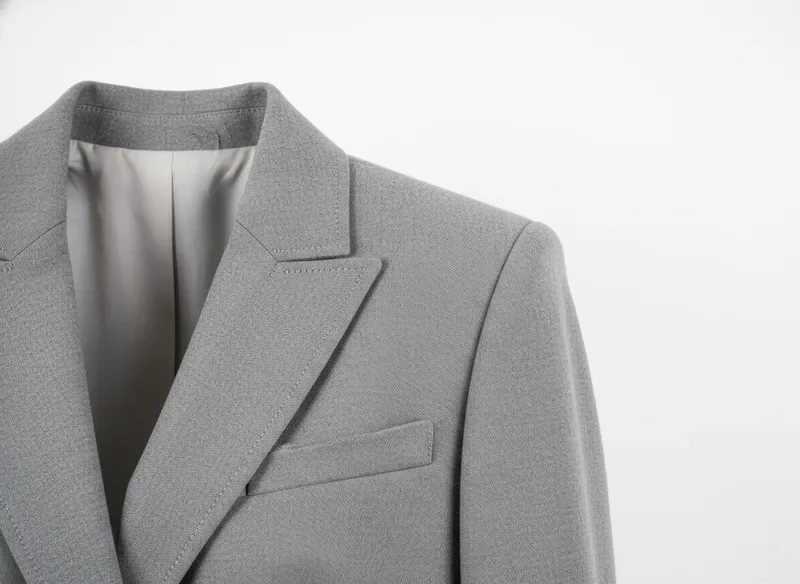 Tailored blazer detail — editorial landscape